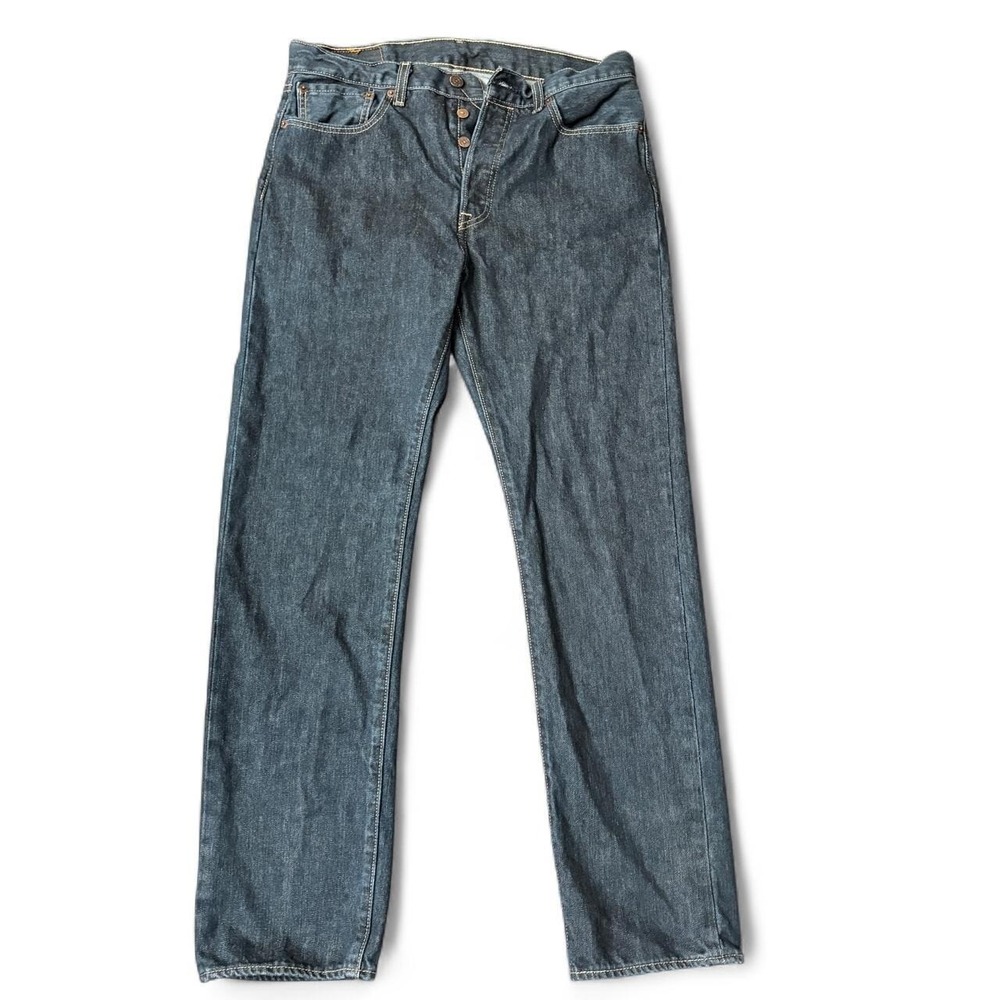 Levi's 501 Men's 32x32 Original Fit straight leg jeans dark indigo Y2K preppy